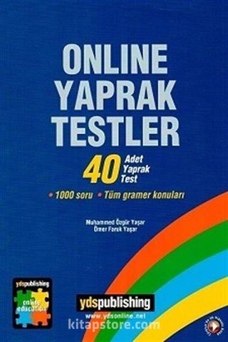 YDS Online Yaprak Testler 40 Adet Yaprak Test