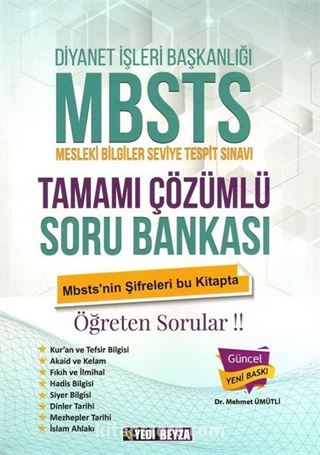 2019 MBSTS Tamamı Çözümlü Soru Bankası