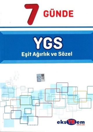 7 Günde YGS Eşit Ağırlık Ve Sözel