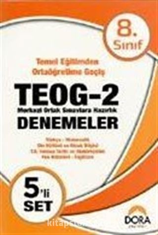 8. Sınıf TEOG 2 Denemeler 5'li Set