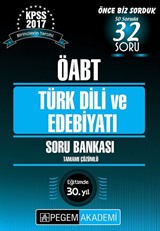 2017 KPSS ÖABT Türk Dili ve Edebiyatı Tamamı Çözümlü Soru Bankası