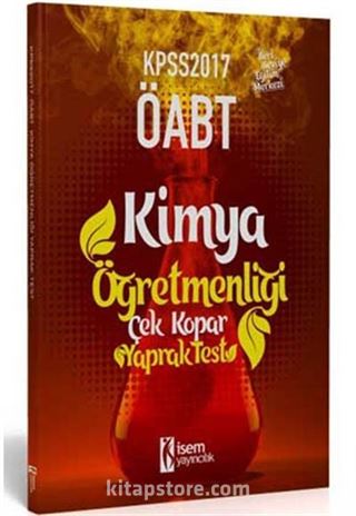 2017 ÖABT Kimya Öğretmenliği Çek Kopar Yaprak Test