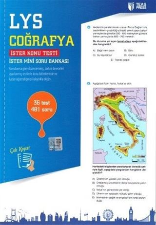 LYS Coğrafya Yaprak Test Çek Kopar