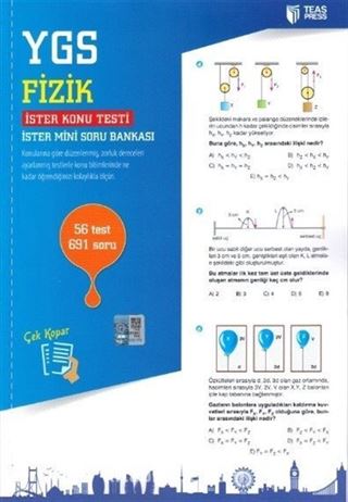 YGS Fizik Yaprak Test Çek Kopar