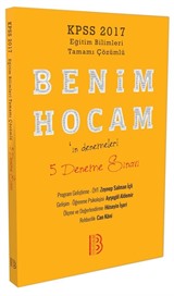 2017 KPSS Eğitim Bilimleri Tamamı Çözümlü Benim Hocam'ın Denemeleri 5 Deneme Sınavı