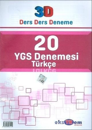 20 YGS Denemesi Türkçe 3D