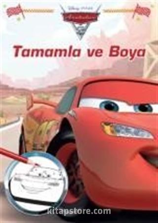 Disney Arabalar Tamamla ve Boya