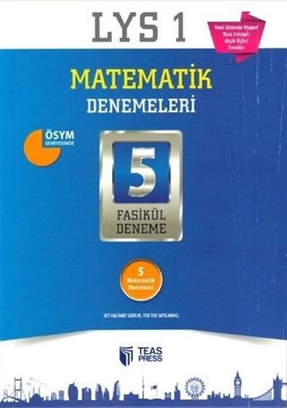 LYS 1 Matematik Denemeleri 5 Fasikül Deneme