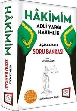 2017 Hakimim Adli Yargı Hakimlik Açıklamalı Soru Bankası