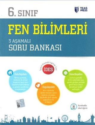 6. Sınıf Fen Bilimleri 3 Aşamalı Soru Bankası