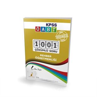 2019 KPSS ÖABT Rehber Öğretmenliği Alan Taraması Serisi 1001 Çözümlü Soru