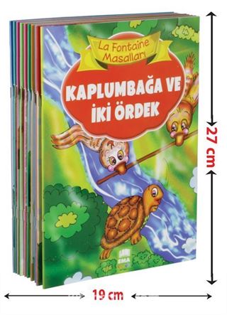 La Fontaine Masalları (10 Kitap Takım - Büyük Boy)