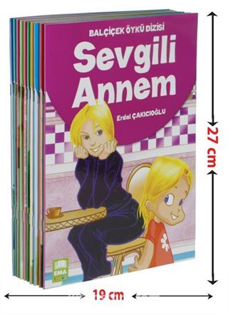 Balçiçek Öykü Seti (10 Kitap Takım) (Eğik Yazılı)