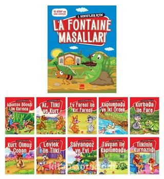 La Fontaine Masalları (10 Kitap Takım - Küçük Boy)