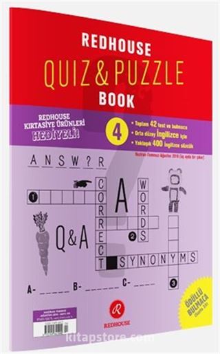 Redhouse Quiz-Puzzle Book Sayı:4