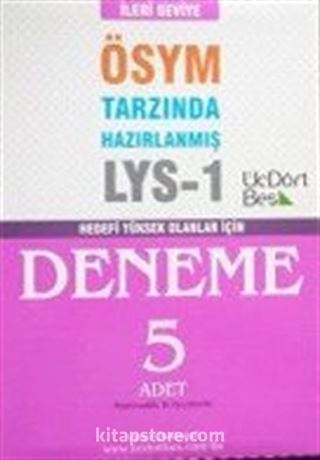 LYS-1 Deneme Sınavı (5 Deneme) (İleri Seviye)