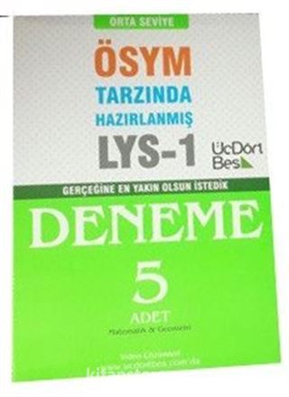 LYS-1 Deneme Sınavı (5 Deneme) (Orta Seviye)