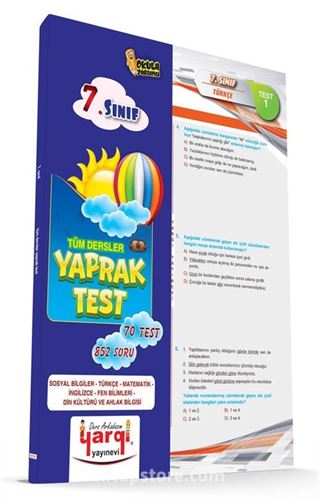 7. Sınıf Tüm Dersler Yaprak Test