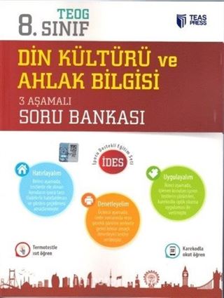 8. Sınıf TEOG Din Kültürü ve Ahlak Bilgisi 3 Aşamalı Soru Bankası