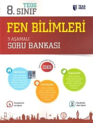 8. Sınıf TEOG Fen Bilimleri 3 Aşamalı Soru Bankası