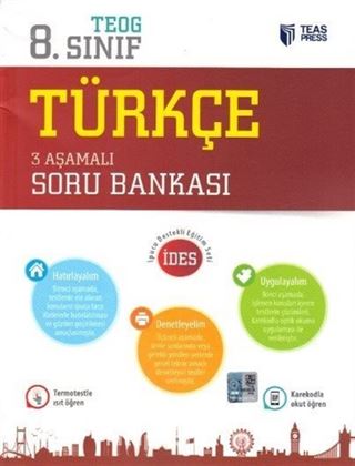 8. Sınıf TEOG Türkçe 3 Aşamalı Soru Bankası