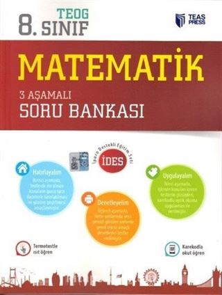 8. Sınıf TEOG Matematik 3 Aşamalı Soru Bankası