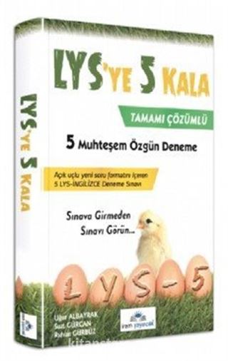 LYS'ye 5 Kala 5 Özgün Deneme Sınavı