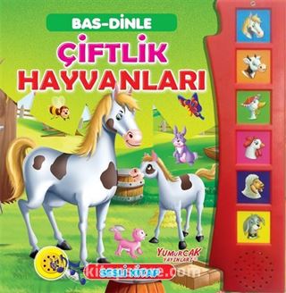 Çiftlik Hayvanları Bas-Dinle (Sesli Kitap)