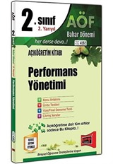 2. Sınıf 4. Yarıyıl Performans Yönetimi Bahar Dönemi (Kod:4162)