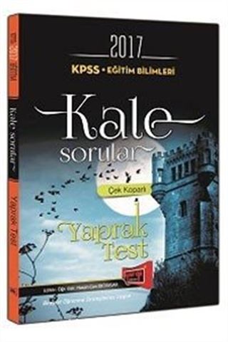 2017 KPSS Eğitim Bilimleri Kurumsal Çek Koparlı Yaprak Test