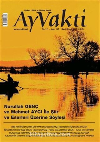 Ayvakti Aylık Düşünce-Kültür ve Edebiyat Dergisi Sayı:167 Mart-Nisan 2017