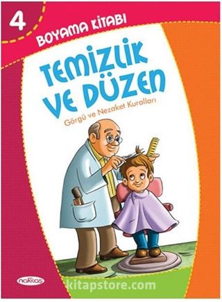 Temizlik ve Düzen Boyama Kitabı 4 / Görgü ve Nezaket Kuralları