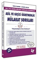 Asil ve Geçici Öğretmenlik Mülakat Soruları