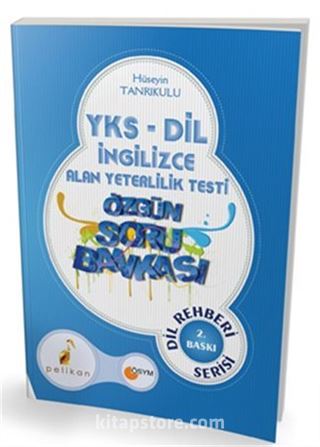 YKSDİL İngilizce Alan Yeterlilik Testi Özgün Soru Bankası Dil Rehberi Serisi