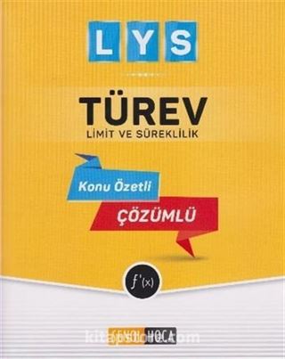 LYS Türev Limit ve Süreklilik Konu Özetli Çözümlü