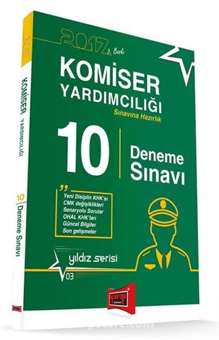 2017 Komiser Yardımcılığı Sınavına Hazırlık 10 Deneme Sınavı Yıldız Serisi 3