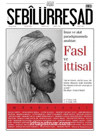 Sebilürreşad Dergisi Sayı: 1015 Nisan 2017