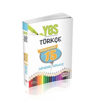 YGS Türkçe Tamamı Çözümlü 15 Deneme Sınavı