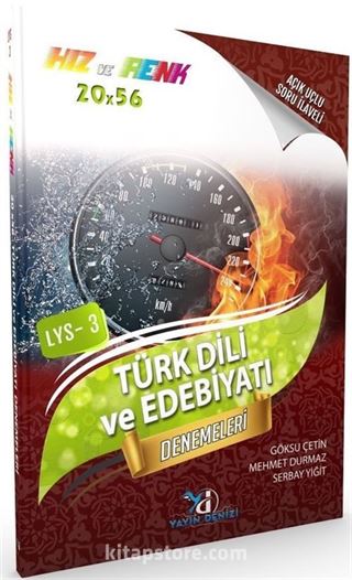 LYS 3 Hız ve Renk Türk Dili ve Edebiyatı 20x56 Denemeleri