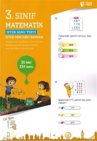 3. Sınıf Matematik Yaprak Test Çek Kopar