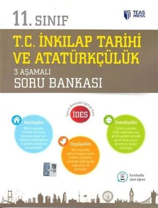 11. Sınıf T.C. İnkılap Tarihi ve Atatürkçülük 3 Aşamalı Soru Bankası