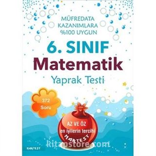 6. Sınıf Matematik Yaprak Testi