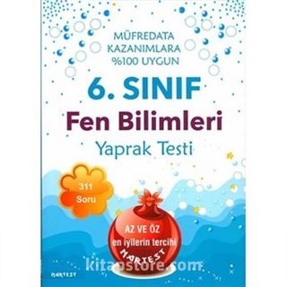 6. Sınıf Fen Bilimleri Yaprak Testi