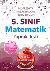 5. Sınıf Matematik Yaprak Testi