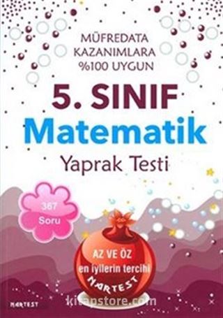 5. Sınıf Matematik Yaprak Testi