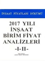 2017 Yılı İnşaat Birim Fiyat Analizleri 1-2