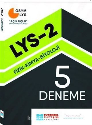 LYS 2 Fizik-Kimya-Biyoloji 5'li Fasikül Deneme