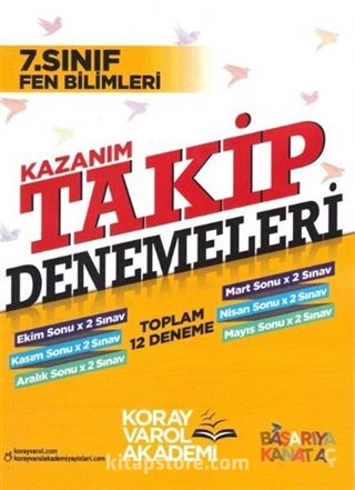 7. Sınıf Fen Bilimleri Kazanım Takip Denemeleri