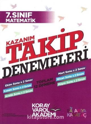 7. Sınıf Matematik Kazanım Takip Denemeleri