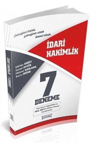 İdari Hakimlik 7 Deneme